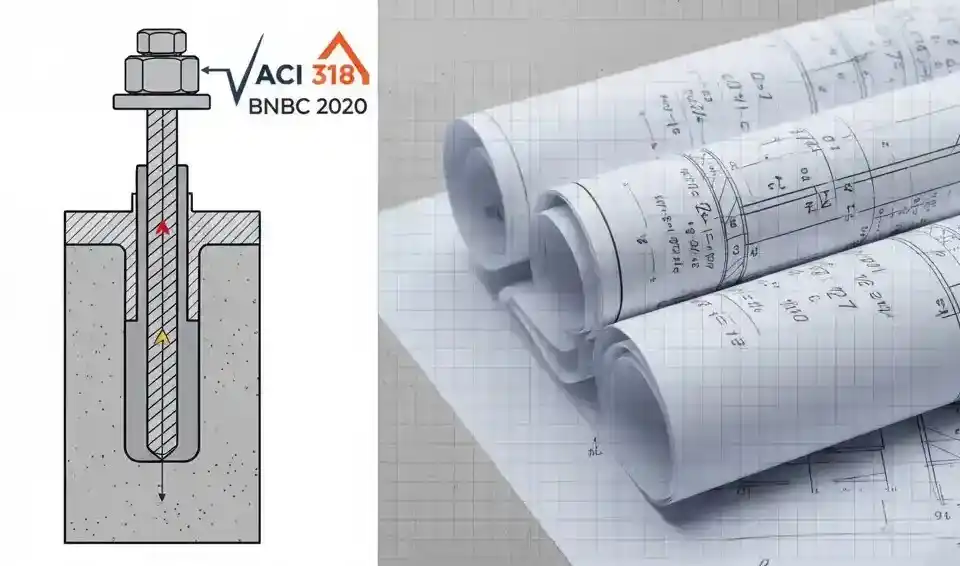 Design of Post‑installed Anchor as per ACI 318/BNBC 2020 – Ultimate Guide with Numerical Example